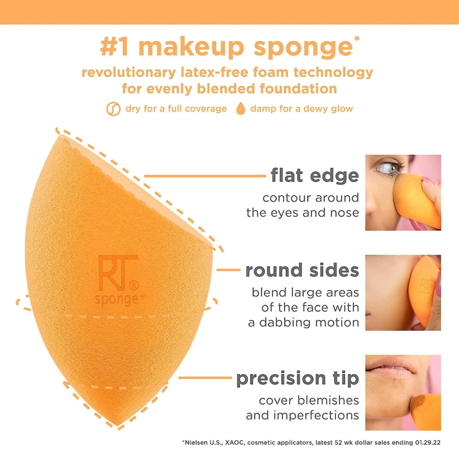 REAL TECHNIQUES Miracle Complexion Sponge, Set of 6 6 Miracle