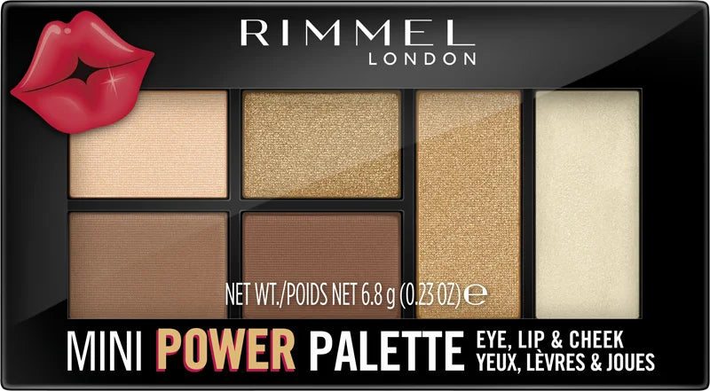 Rimmel Mini Power Palette For Eyes, Lips & Cheeks