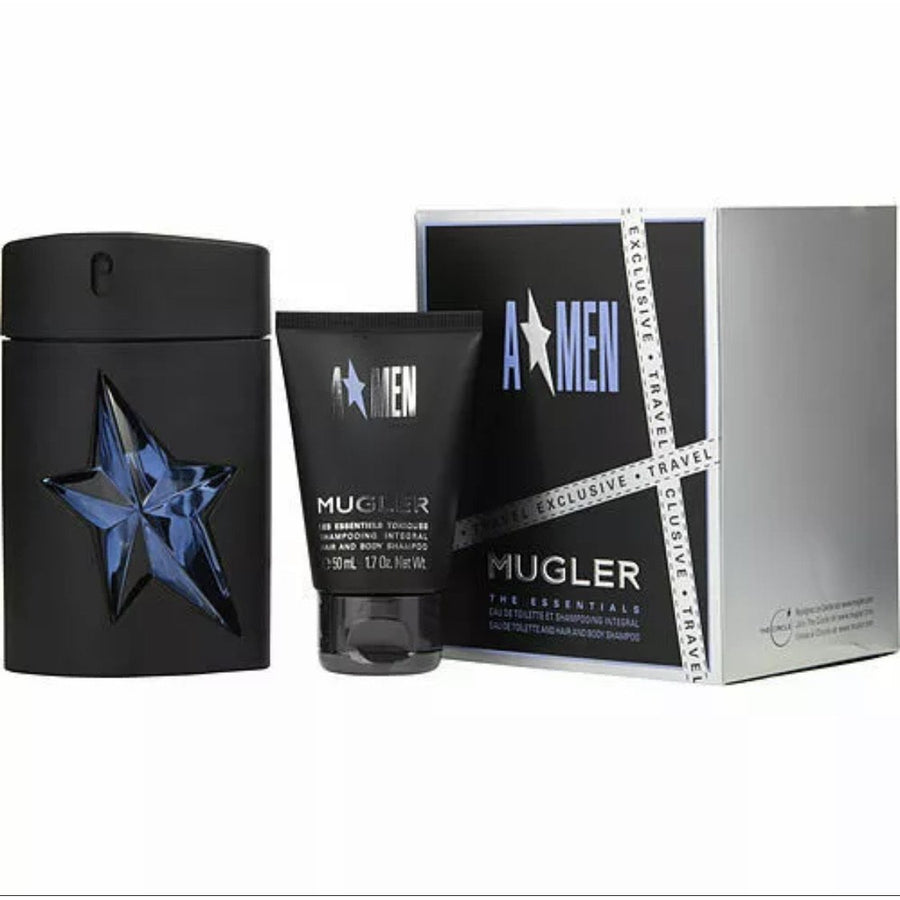 Thierry Mugler A*Men Gift Set 100ml EDT Refillable + 50ml Shower Gel