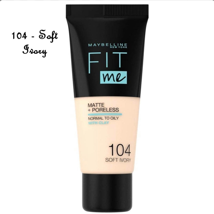 Maybelline Fit Me! Matte + Poreless Liquid Foundation With Clay