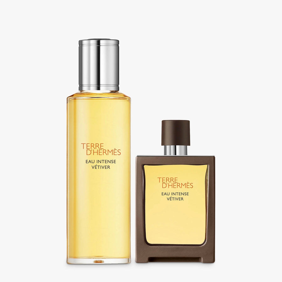 Hermes Terre d'Hermes Eau Intense Vetiver 30ml EDP Spray / 125ml EDP Refill