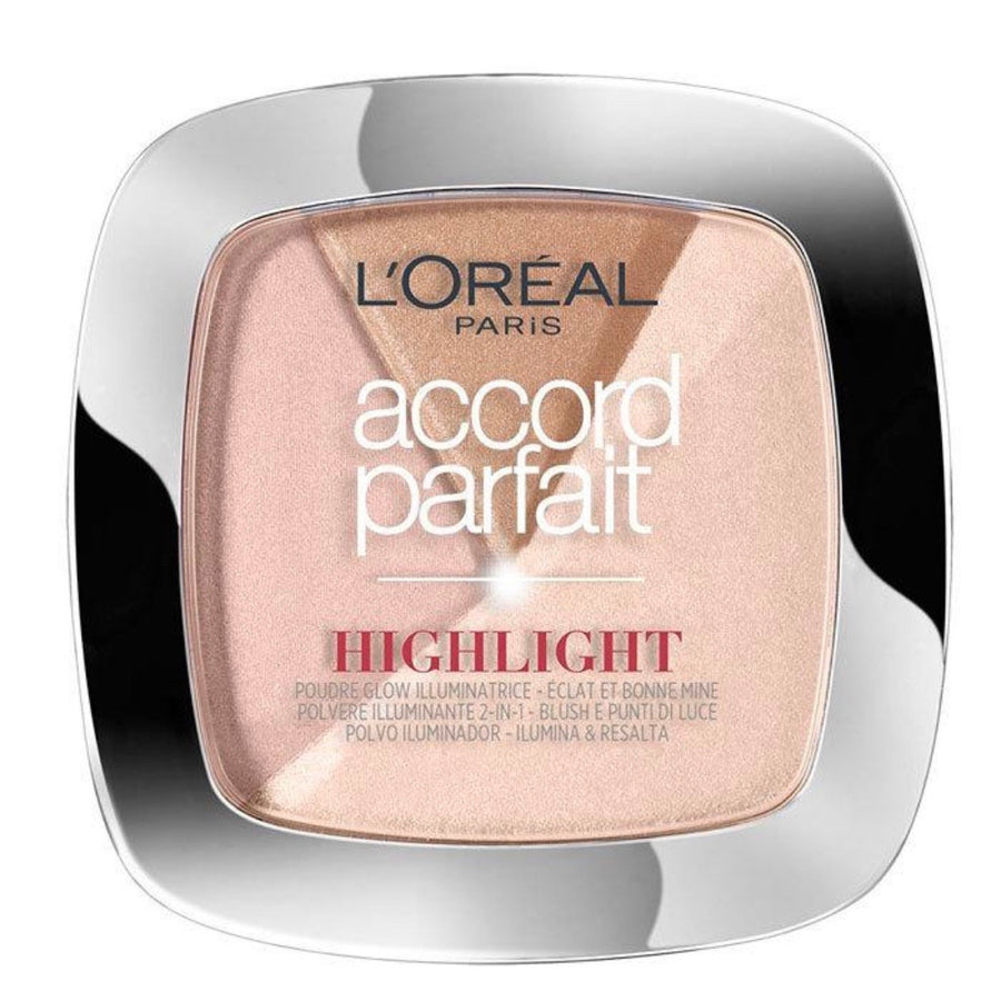 L’Oreal Accord Parfait Glow Illuminating Highlighter-LONDONDRUG-Rosy Glow - 202N-LONDONDRUG