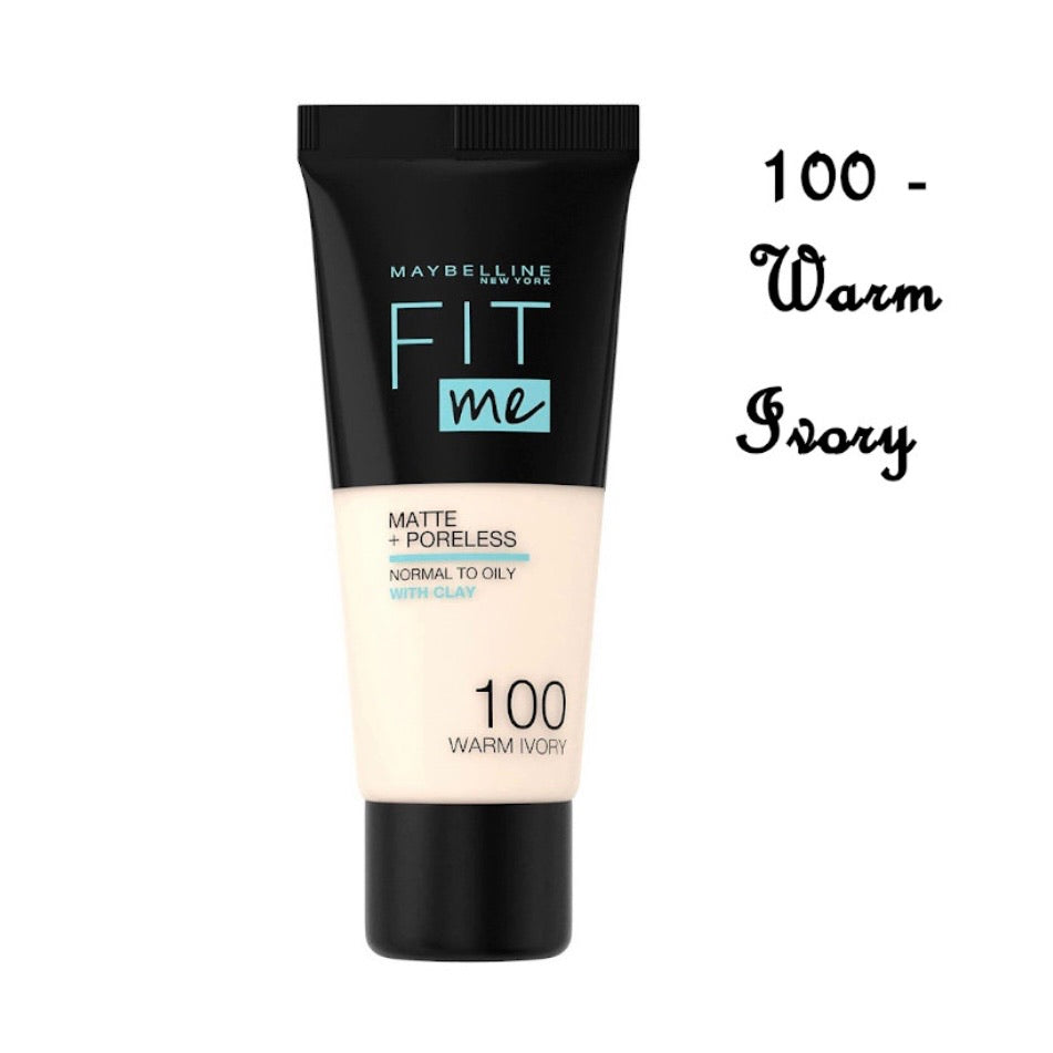 Maybelline Fit Me! Matte + Poreless Liquid Foundation With Clay