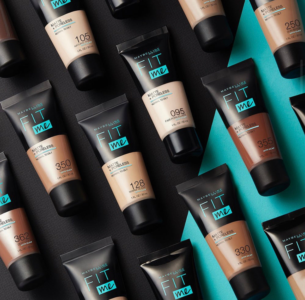 Maybelline Fit Me! Matte + Poreless Liquid Foundation With Clay