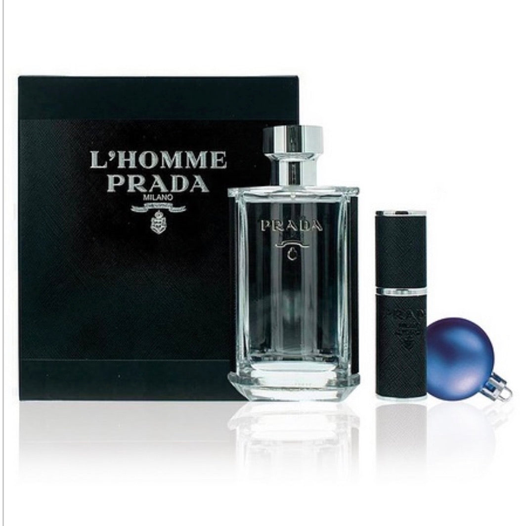 Prada L’Homme Gift Set 100ml EDT + 8ml EDT